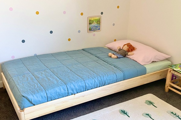 Use lower beds for kids