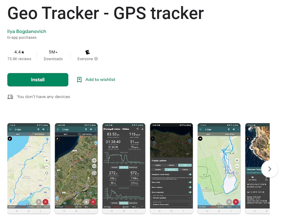 GEO Tracker