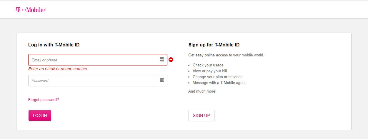 configurare un account T-mobile