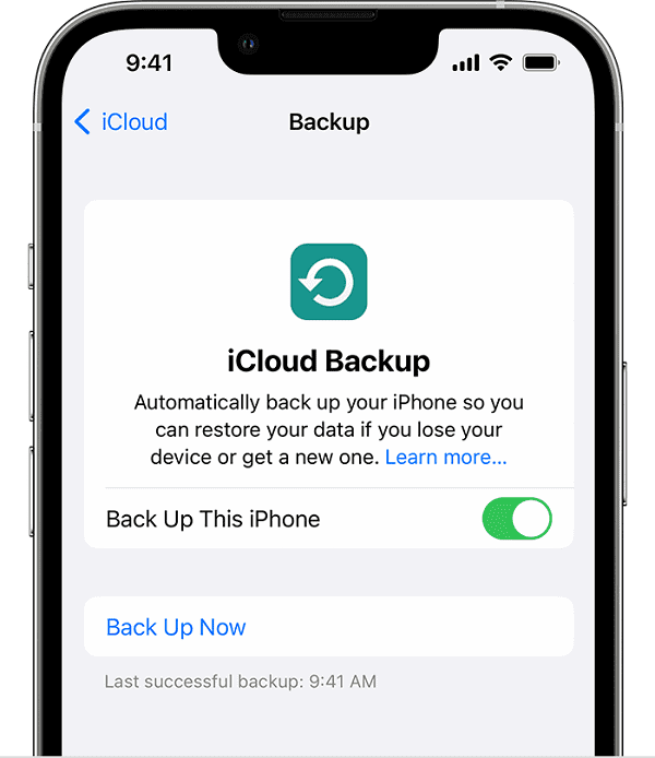 iCloud backup