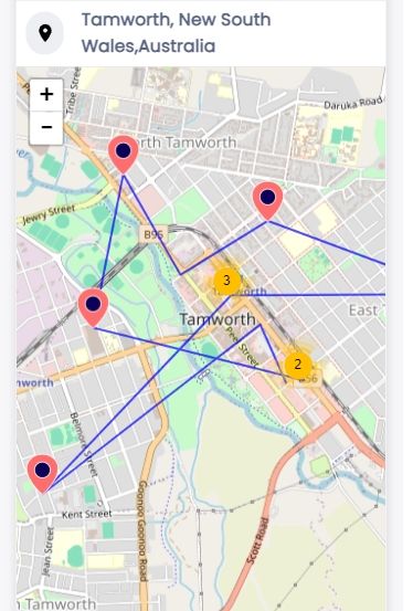 Screenshots of users’ real experience using SpyX GPS location