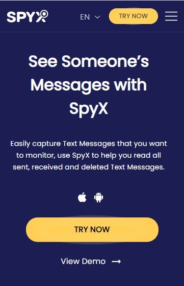 Use SpyX to see someone's messages