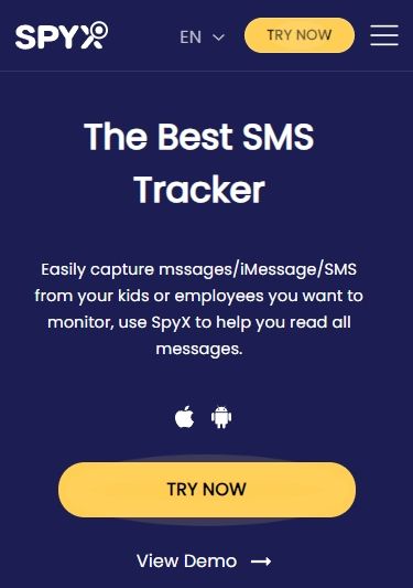 El mejor tarcker de SMS para iPhone y Android - SpyX