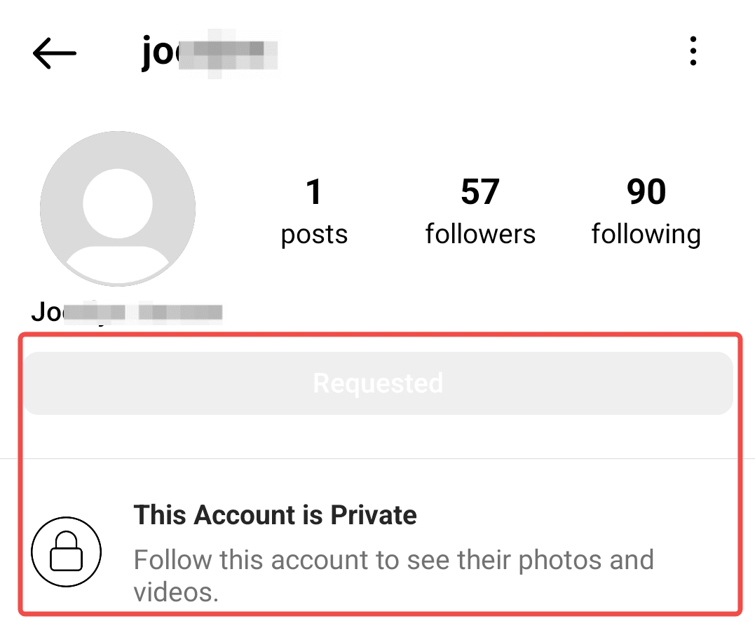 Envoyez une demande de suivi sur Instagram