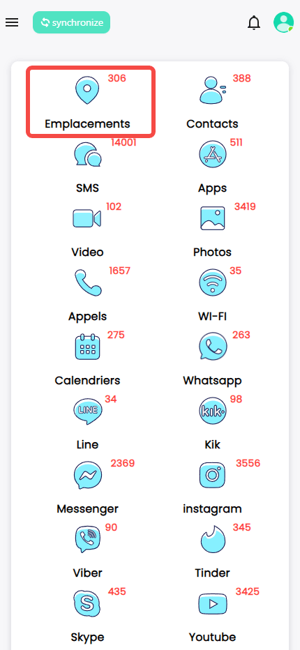 Capture d'écran réelles d'utilisateurs utilisant SpyX