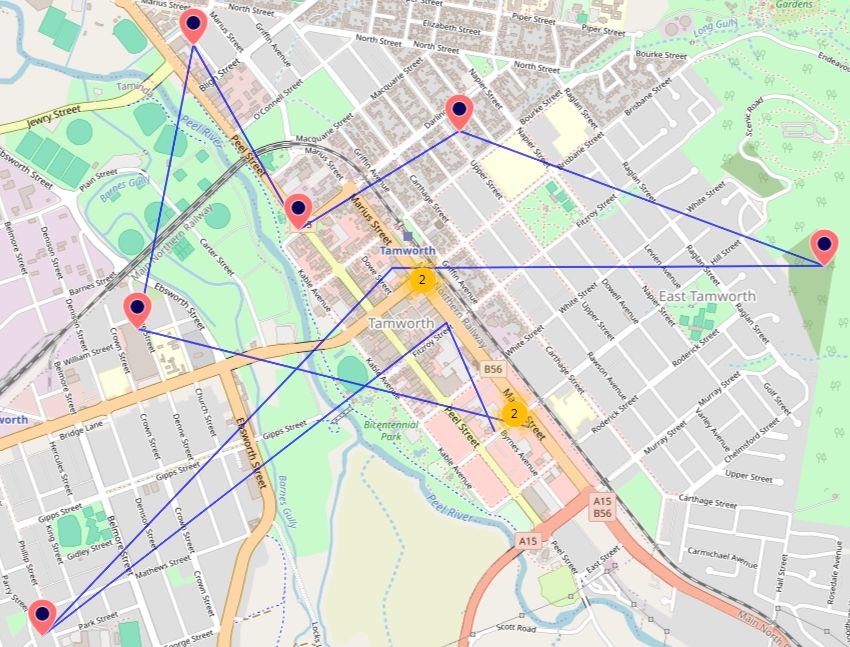Location tracking of real users monitored by SpyX.