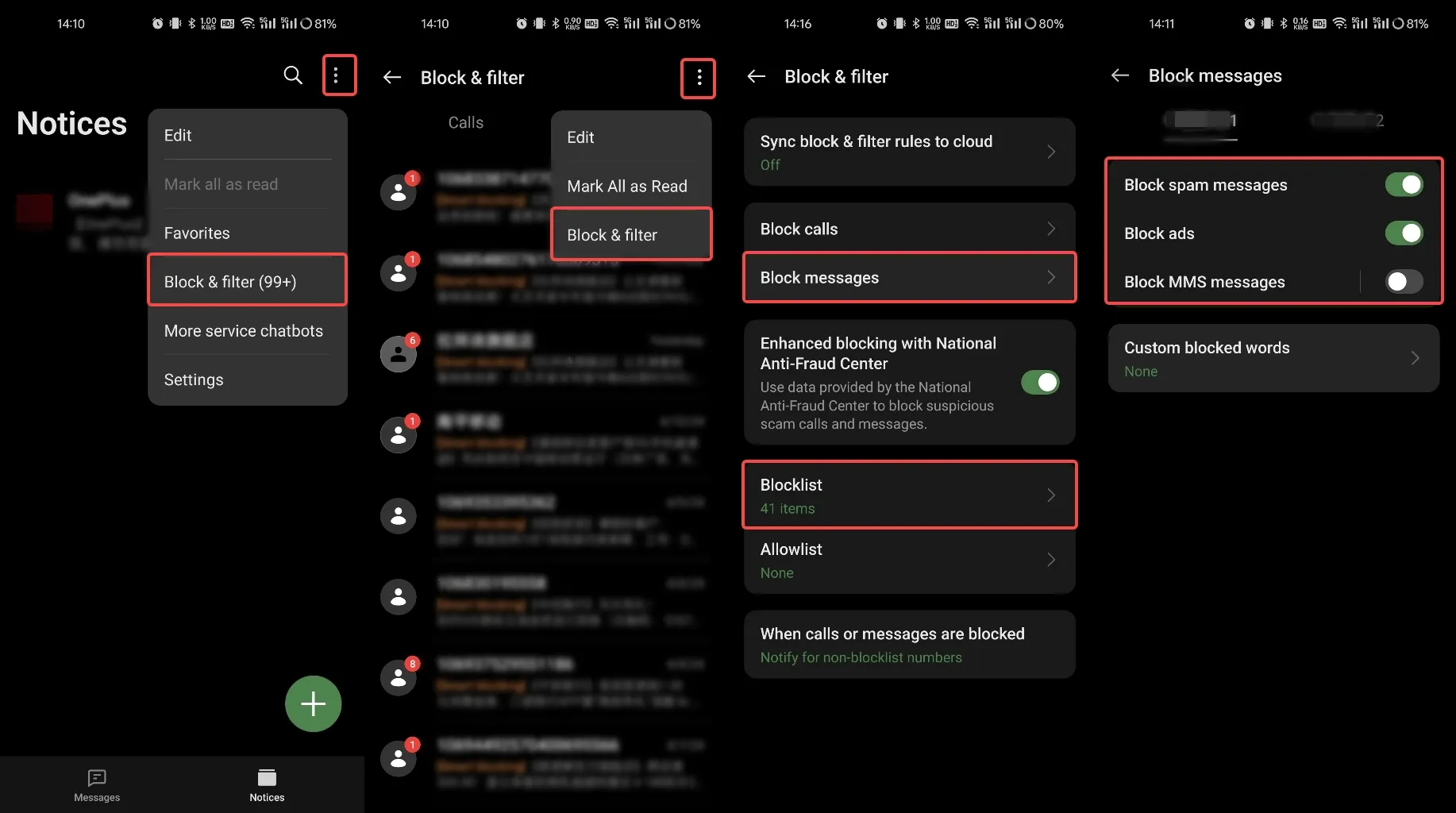 cómo configurar la copia de seguridad de mensajes en Android