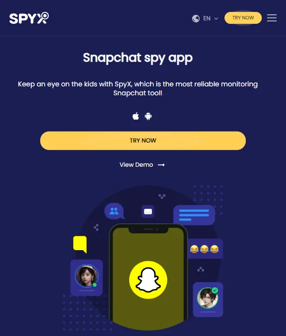 SpyX Snapchat spy app