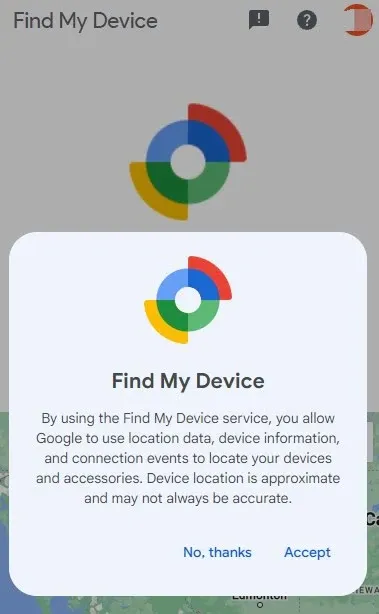 Find My Device.