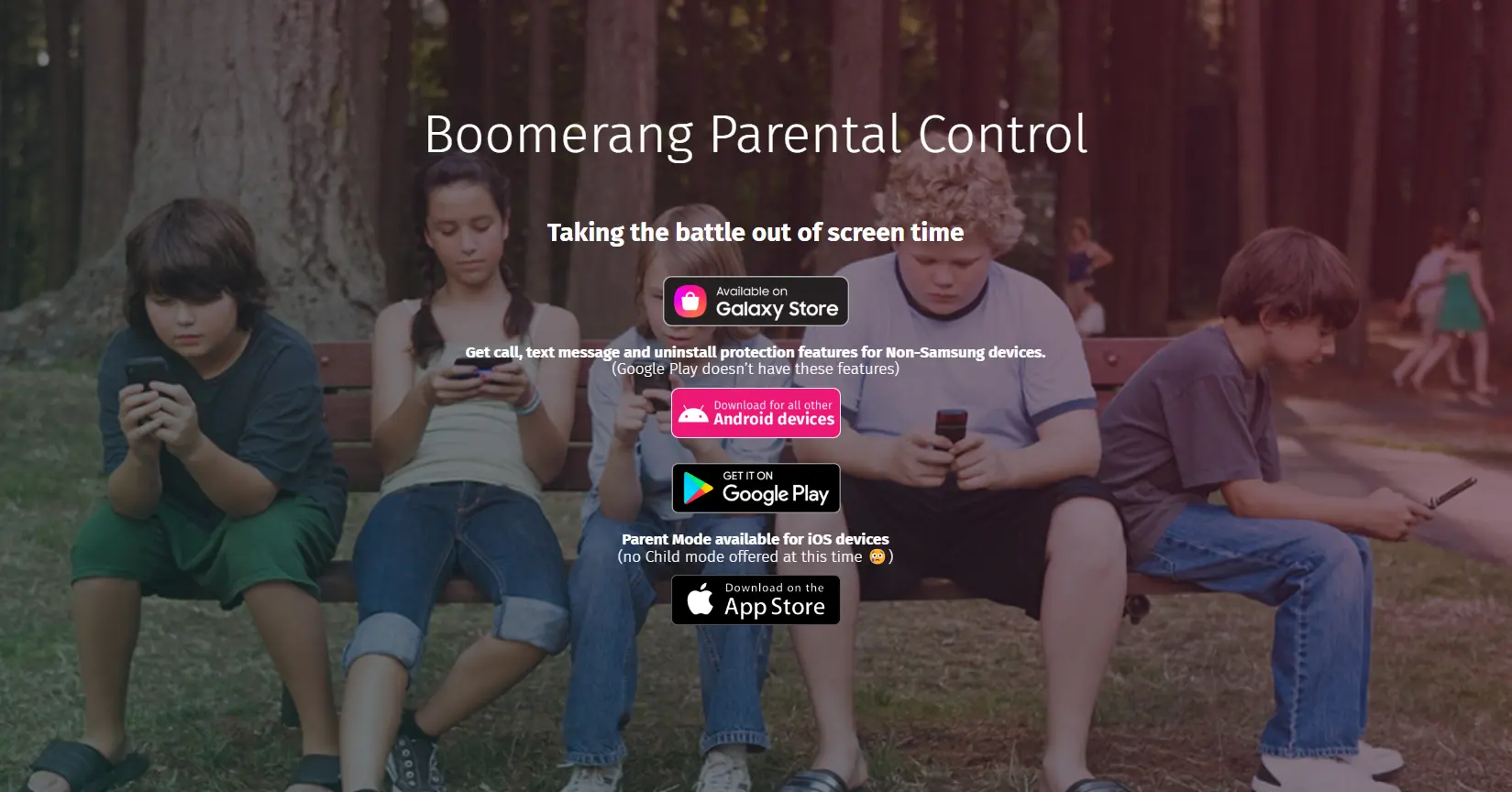Boomerang Parental Control