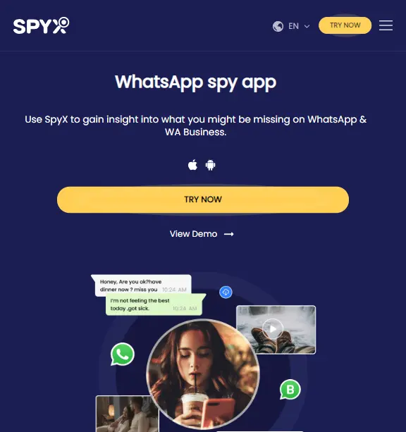 SpyX WhatsApp spy app