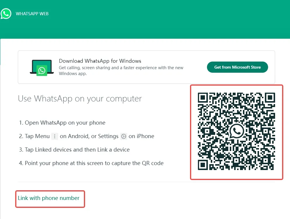 use WhatsApp on PC