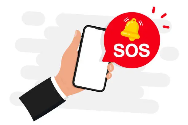 An emergency SOS was received on the phone