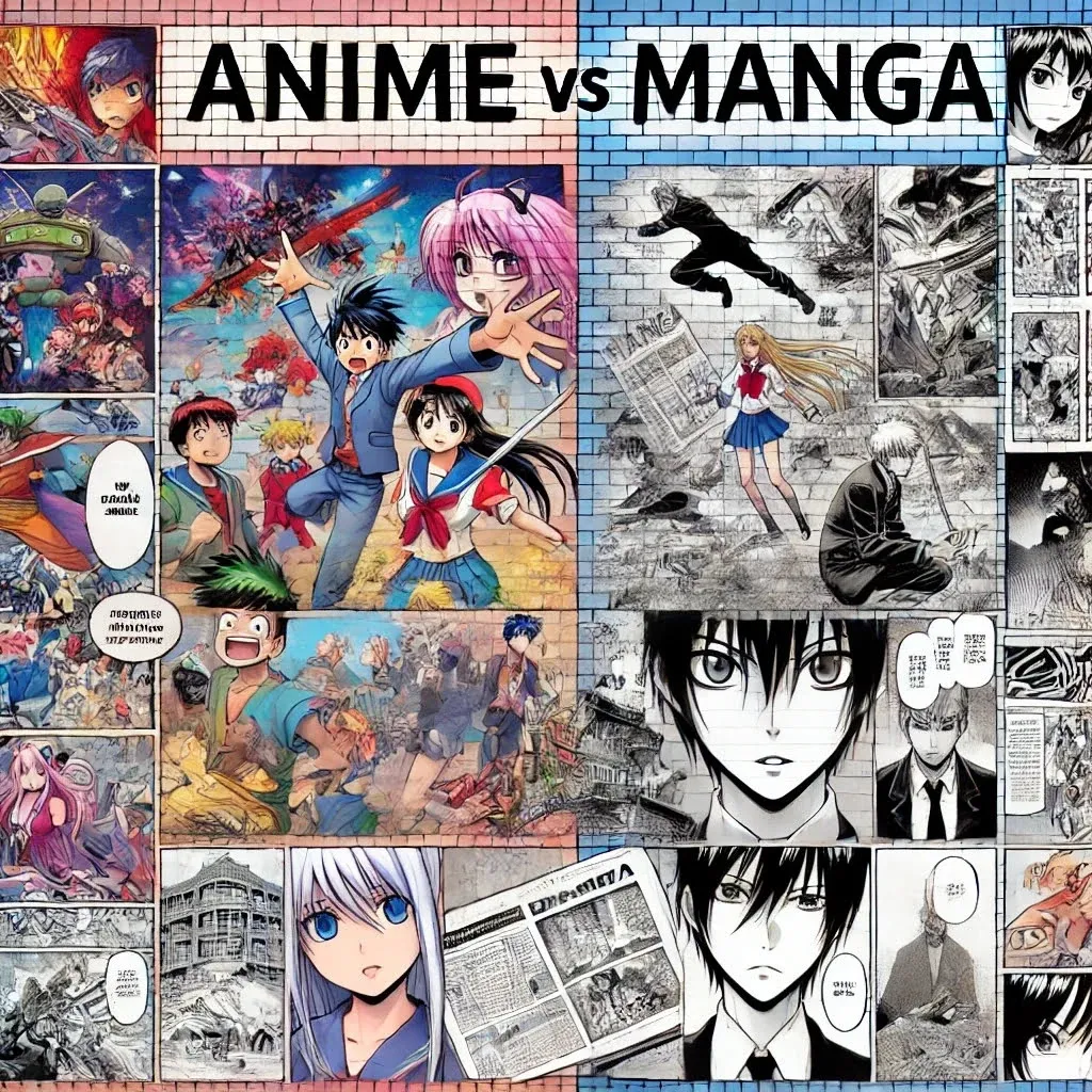 
Difference between anime and manga
