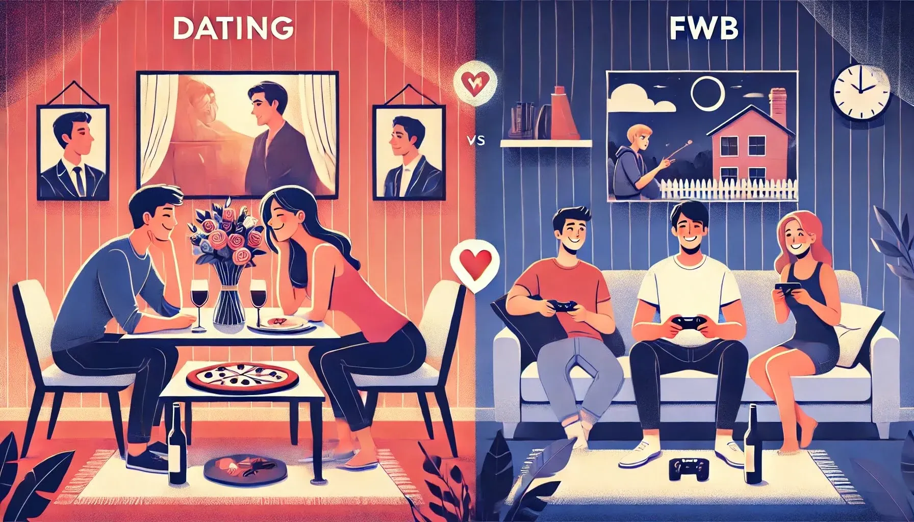 
Difference between dating and FWB
