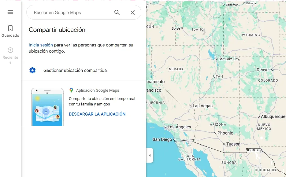 
Pantalla de Google Maps.
