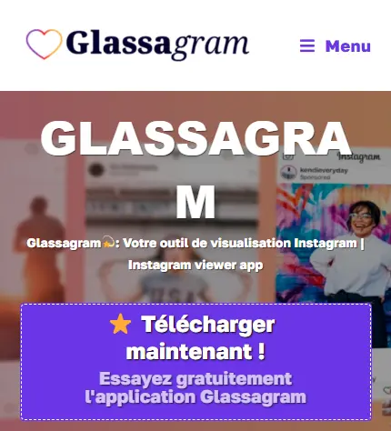 
Glassagram - Voir les stories Instagram privées de manière anonyme
