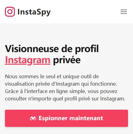 
InstaSpy - Voir les photos d'un compte privé Instagram
